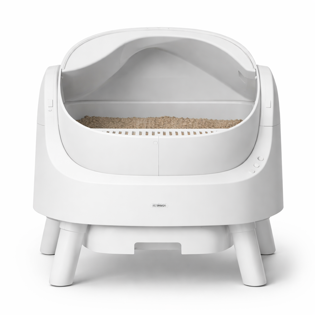 PurrSync Open-Top Cat Litter Box