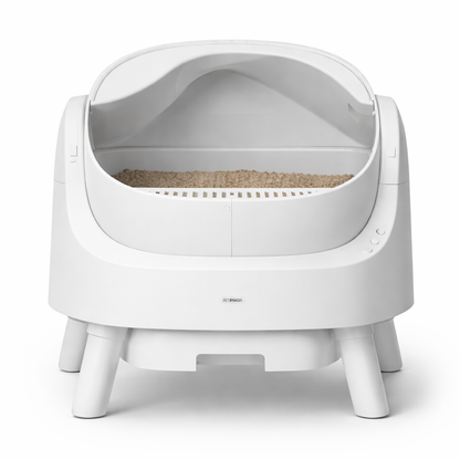 PurrSync Open-Top Cat Litter Box